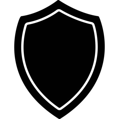 kalkan simgesi web basit illüstrasyon