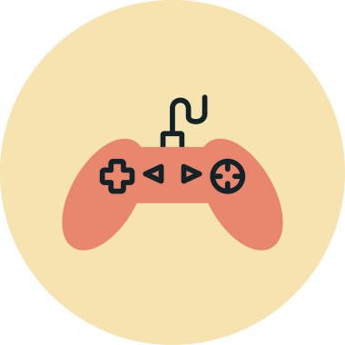 oyun Denetleyici vektör düz simgesi