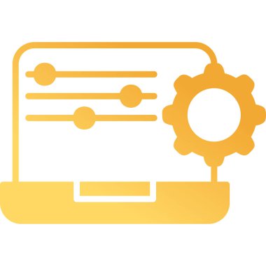 Web simgesi basit illüstrasyon ayarlanıyor