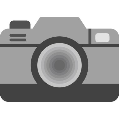 Kamera. Web simgesi basit illüstrasyon 