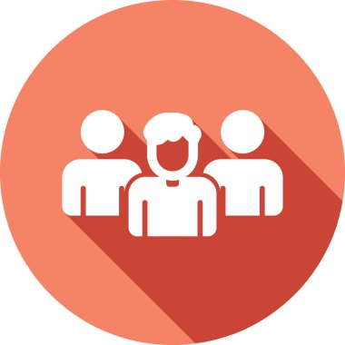 Takım. Web simgesi basit illüstrasyon 