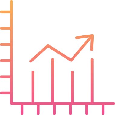 iş büyümesi grafik vektör illüstrasyonu