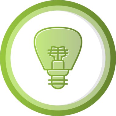 Ampul simgesinin vektör illüstrasyonu 