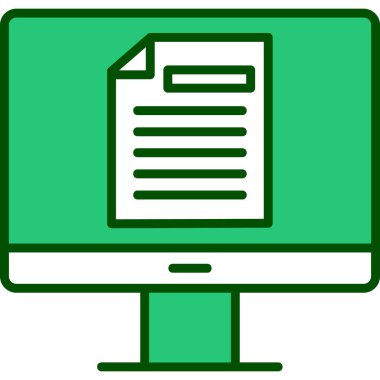 Çevrimiçi Test Ağı simgesi, vektör illüstrasyonu