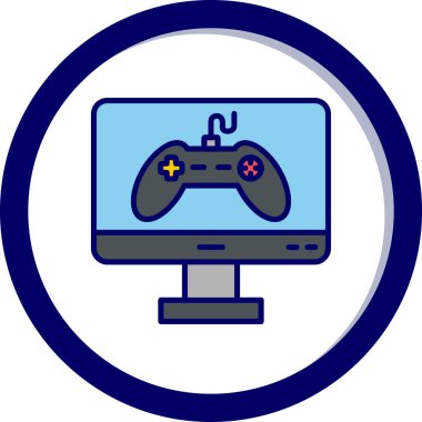 oyun simge vektör çizim 