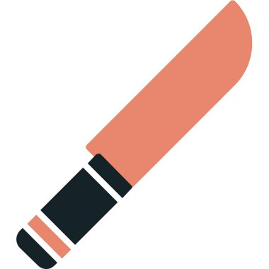 Bıçak. Web simgesi basit illüstrasyon 