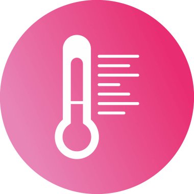 Sıcaklık web simgesi resimleme tasarımı