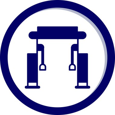 Cable Crossover Web simgesi basit illüstrasyonuName