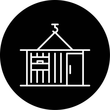 kabuk ağ simgesi vektör illüstrasyonu