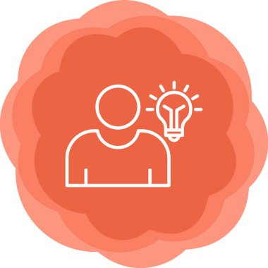 Idea web icon simple illustration 