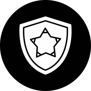 yıldız web simgesi basit illüstrasyon 