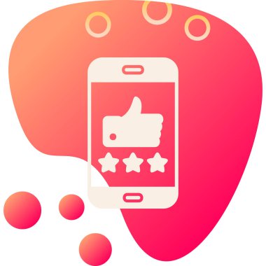 derecelendirme simgesi, vektör illüstrasyonu basit tasarım