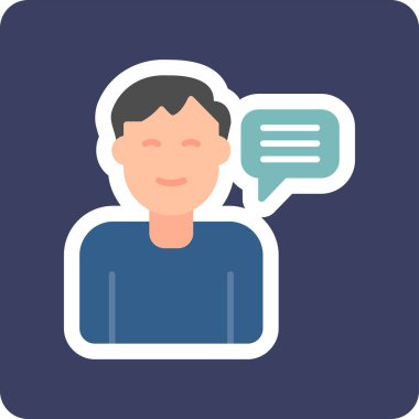 Tavsiye Ağı simgesi basit illüstrasyon