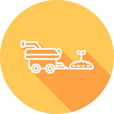 Tohum logo simgesinin vektör tasarımı 