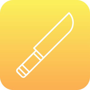 Bıçak. Web simgesi basit illüstrasyon 