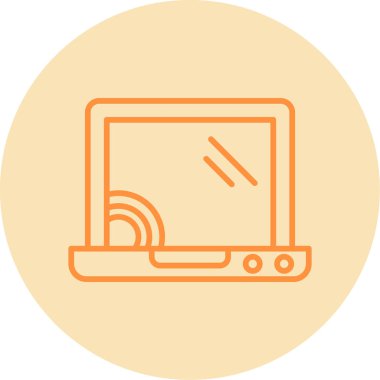 Döküm web simgesi, basit illüstrasyon 