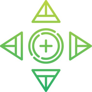 Web simgesi vektör resimlemesini kaydır 