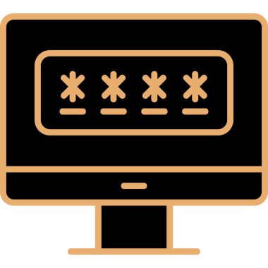 password web icon vector illustration 