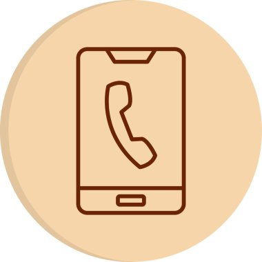 Web 'iniz için telefon simgesi çizimi 