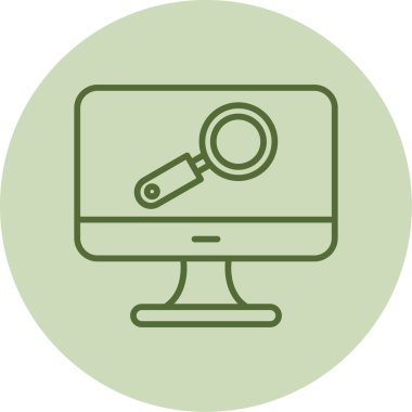 seo modern simgesinin vektör illüstrasyonu 