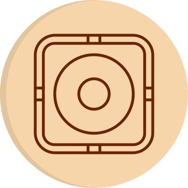 kayıt simgesi, vektör illüstrasyonu