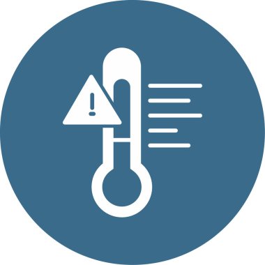 Sıcaklık web simgesi resimleme tasarımı