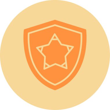 yıldız web simgesi basit illüstrasyon 