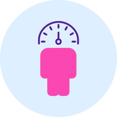 performans simgesi, vektör illüstrasyonu basit tasarım