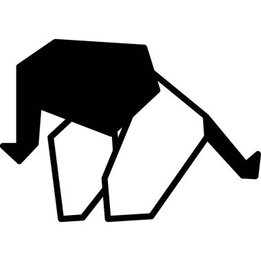 Fil ağı simgesi, vektör illüstrasyonu