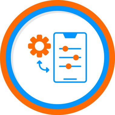 Web simgesi basit illüstrasyon ayarlanıyor