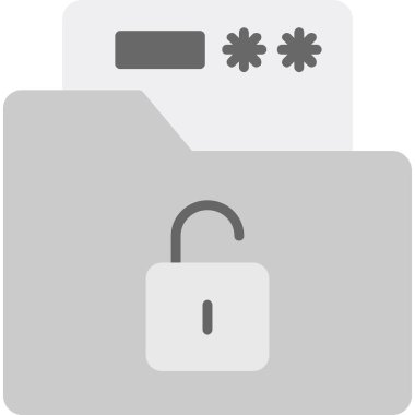 kilit düz simge vektör çizim