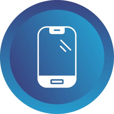 Smartphone web simgesi, vektör çizim 