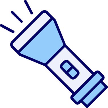 el feneri. Web simgesi basit illüstrasyon