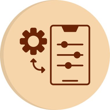 Web simgesi basit illüstrasyon ayarlanıyor