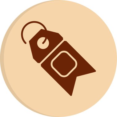 Etiket. Web simgesi basit illüstrasyon