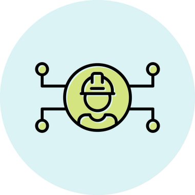 Mühendislik simgesinin vektör çizimi 