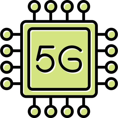 cpu icon, vector illustration simple design