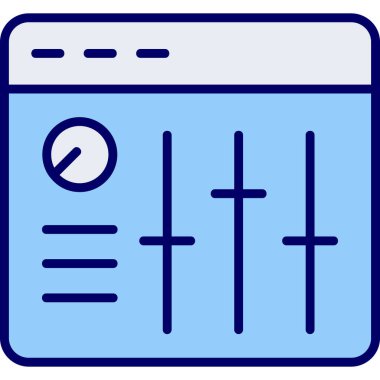 Ses Karıştırıcı vektör çizimi