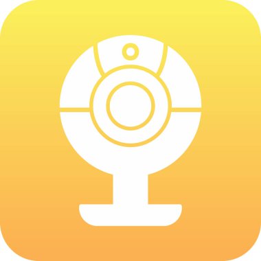 Web kamera simge vektör çizim