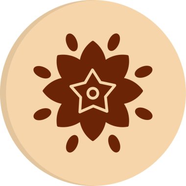 yıldız web simgesi basit illüstrasyon 