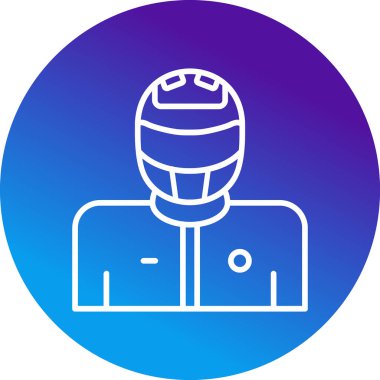 BMX sürücüsü. Web simgesi basit tasarım