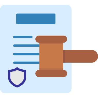 Adalet simgesi vektörünün çekici