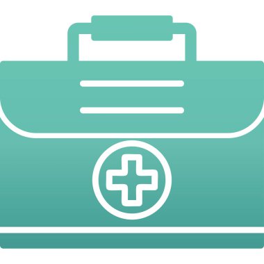 Tıbbi durum web simgesi, vektör illüstrasyonu 