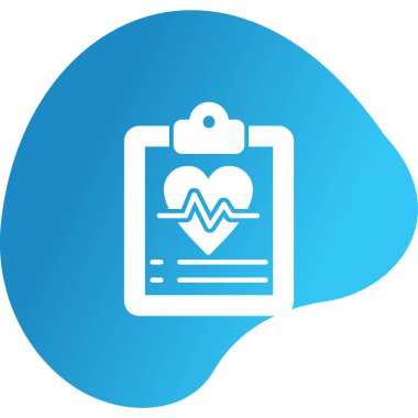 Tıbbi ikonun vektör illüstrasyonu, Sağlık kavramı       