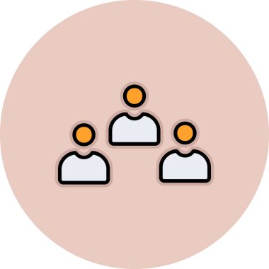 Adaylar web simgesi vektör illüstrasyonu 