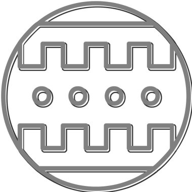 Süs vektörü simgesi modern basit illüstrasyon