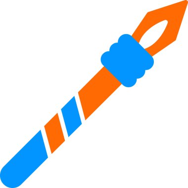 Mızrak simgesi vektör illüstrasyonu