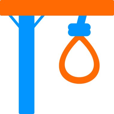 Gallow web simgesi, vektör illüstrasyonu