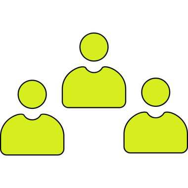 Adaylar web simgesi vektör illüstrasyonu 