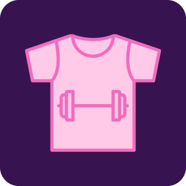 shirt simgesi vektör illüstrasyonu